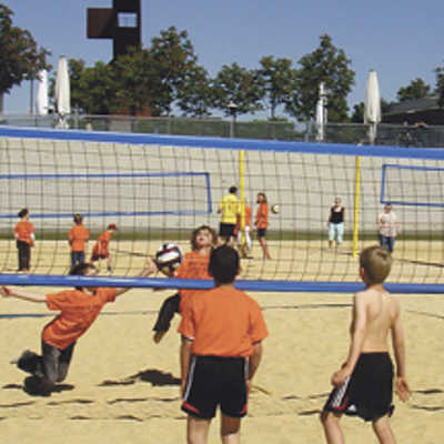 Beachvolleyball-Feld